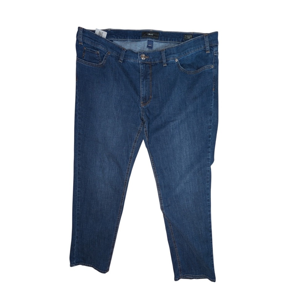 Brax Jeans Mens 44x30 Blue Style Cooper‎ Denim Regular Fit Feel Good Stretch